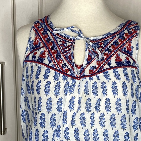 Lucky Brand Boho Top sz L - Picture 3 of 8